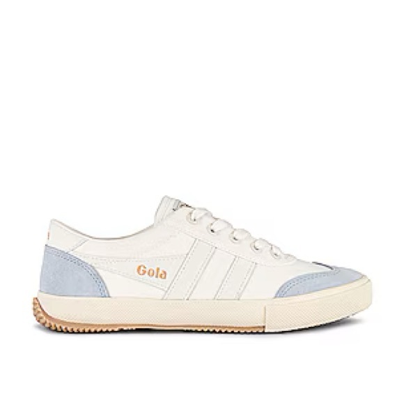 GOLA BADMINTON VOLLEY OFF WHITE ICE BLUE SNEAKERS 39 8 - Picture 2 of 9